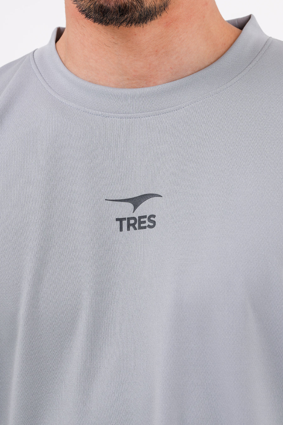 アイコン ドライ ロング Tシャツ (グレー)