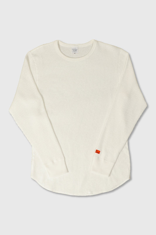 【24SS】CHECKER Waffle Long Tee(White)