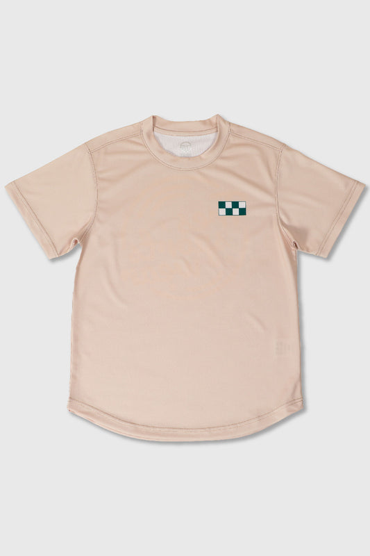 【24SS】CHECKER Tee(Sand)