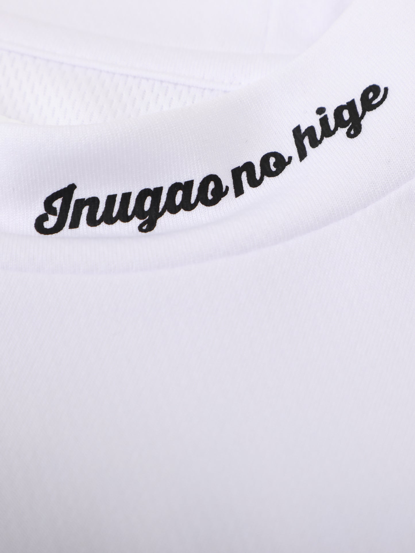 【23AW】TRES×犬顔の髭 MOCK NECK T-shirts(White)