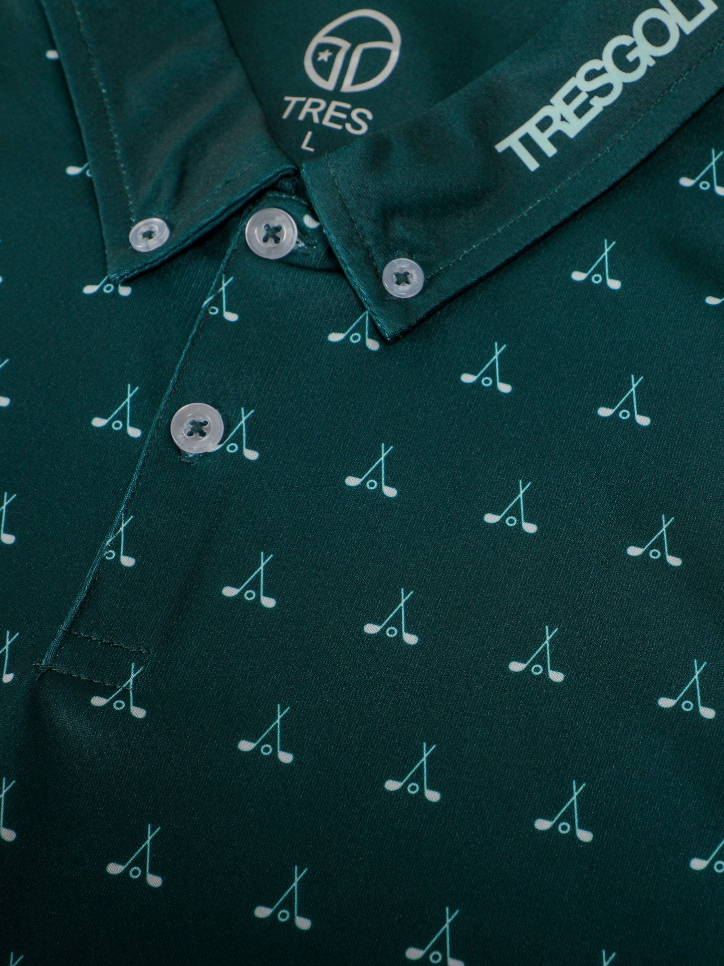 【23AW】TRES GOLF Polo-shirts(Deep green)