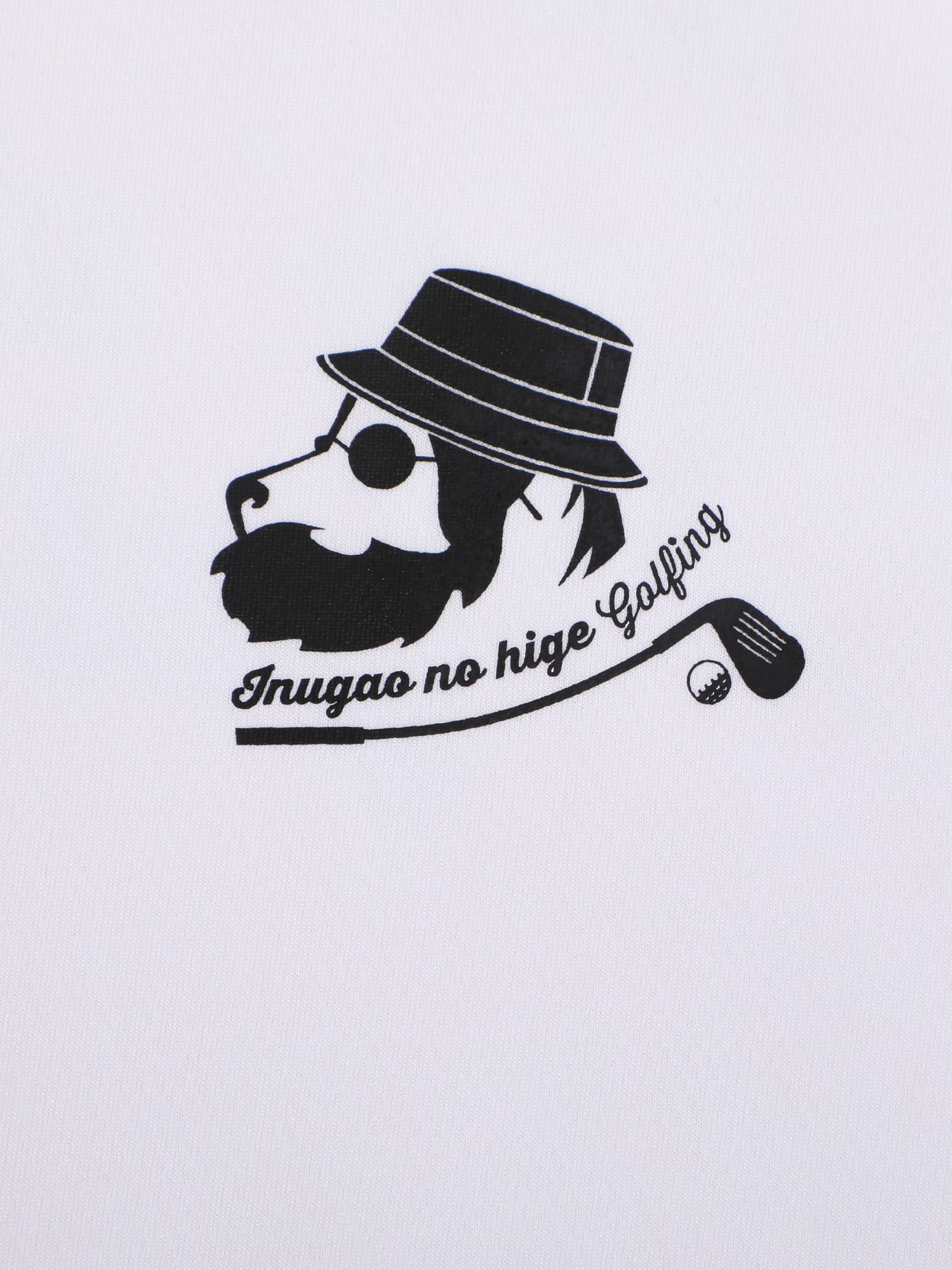 【23AW】TRES×犬顔の髭 MOCK NECK T-shirts(White)