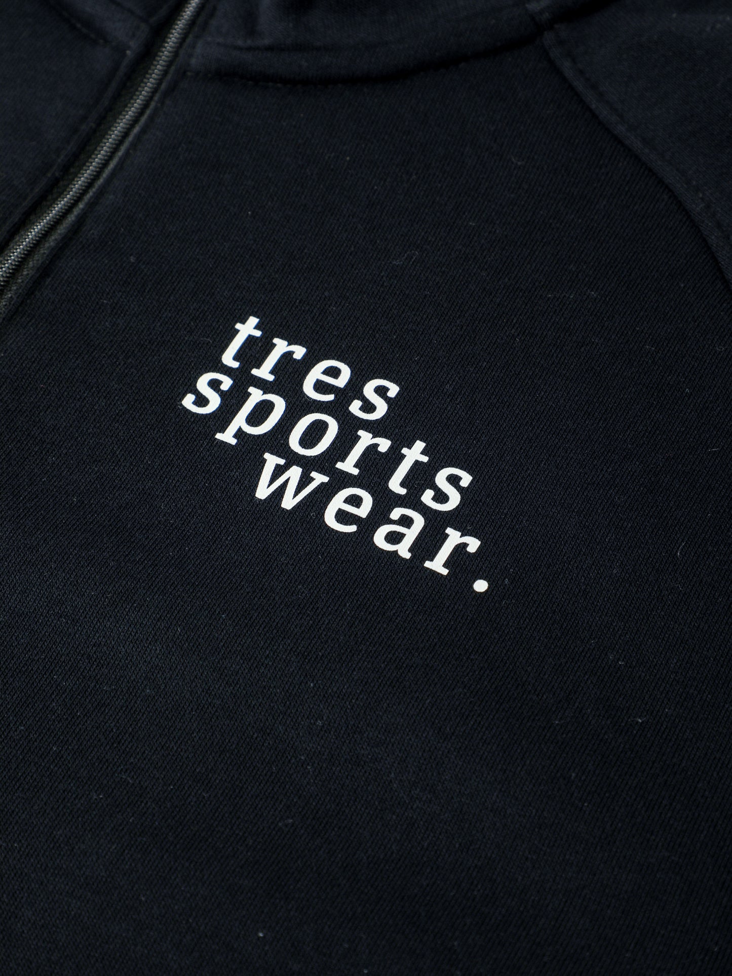 1/4 Zip Sweat Shirts(Black)
