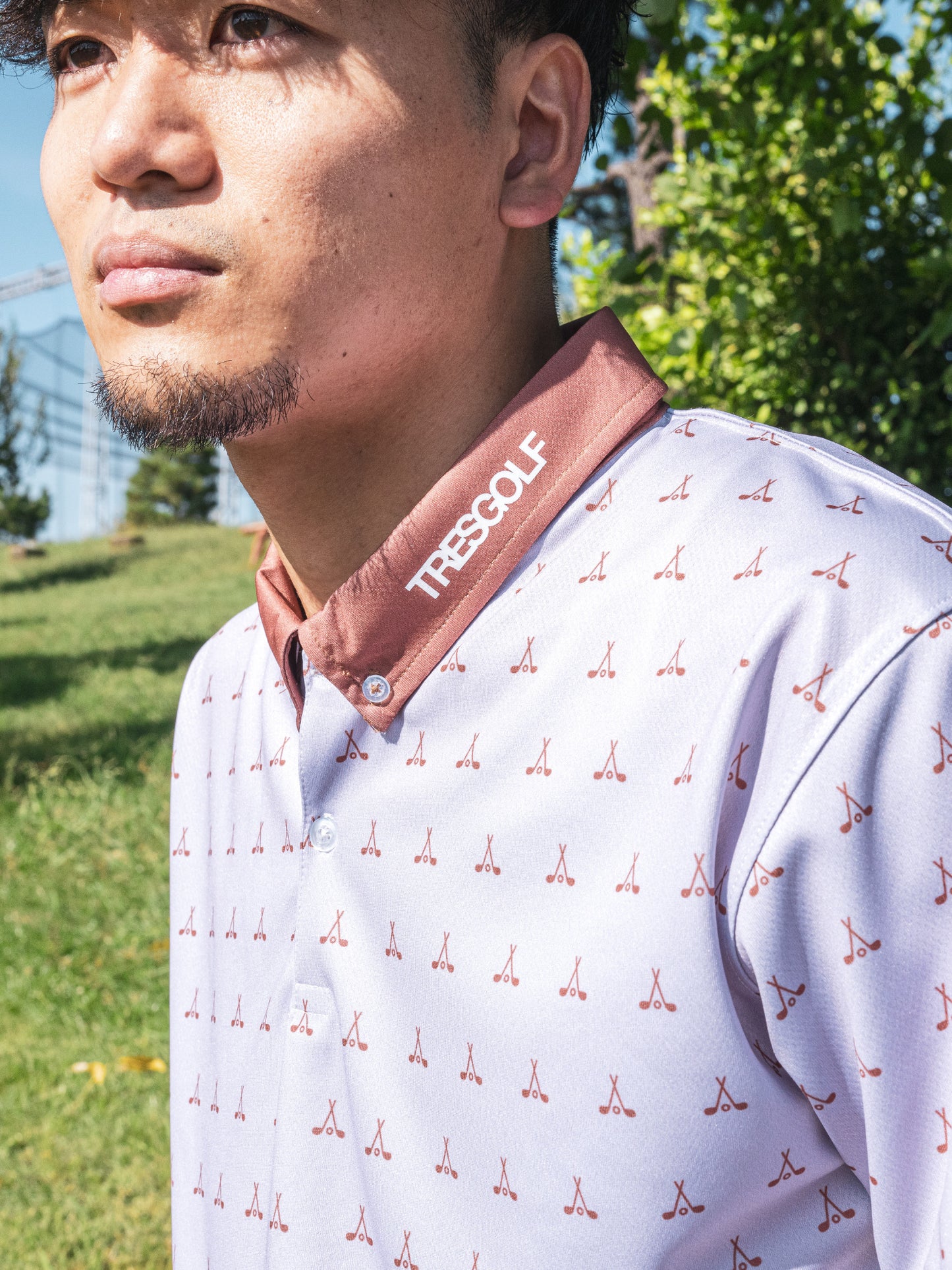 【23AW】TRES GOLF Polo-shirts(Wisteria)