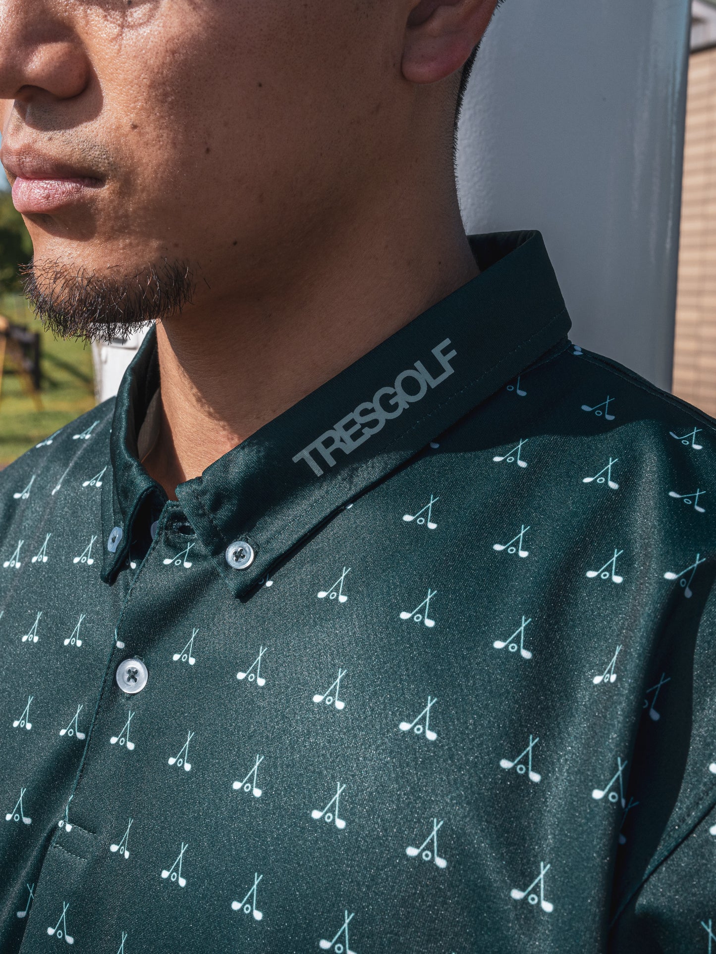 【23AW】TRES GOLF Polo-shirts(Deep green)