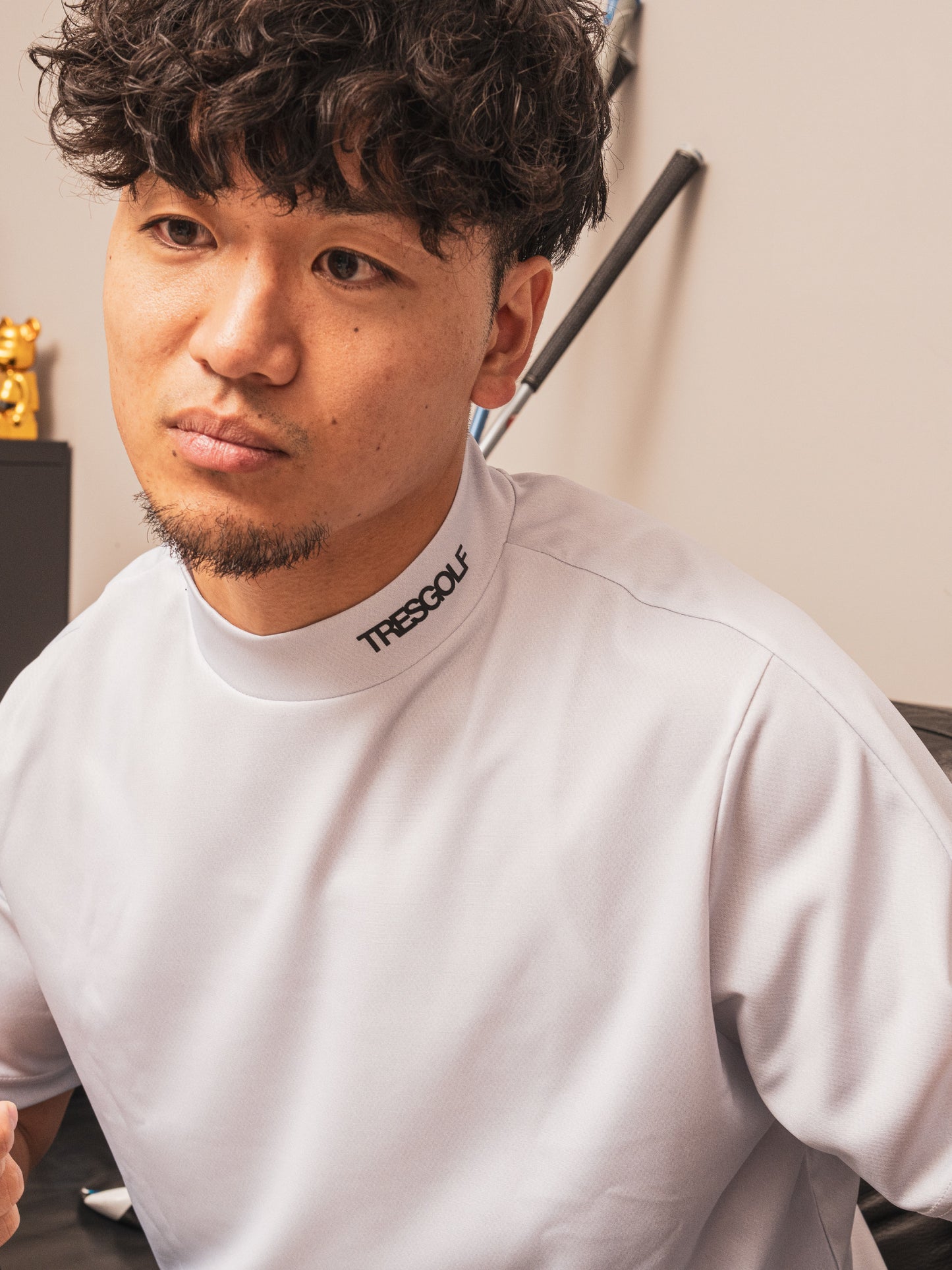【23AW】TRES MOCK NECK T-shirts(Mint-gray)