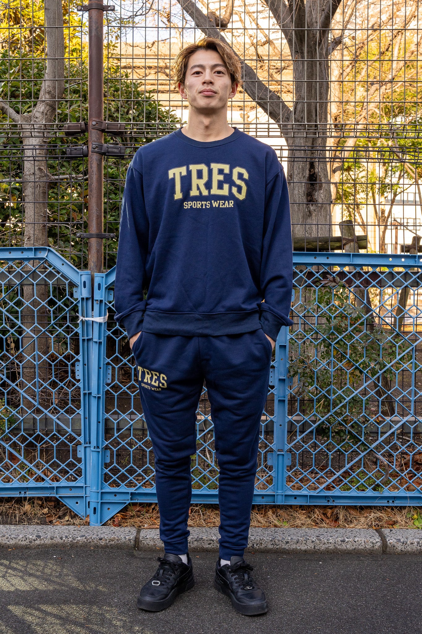 Classical Logo Sweat Shirts(Navy)