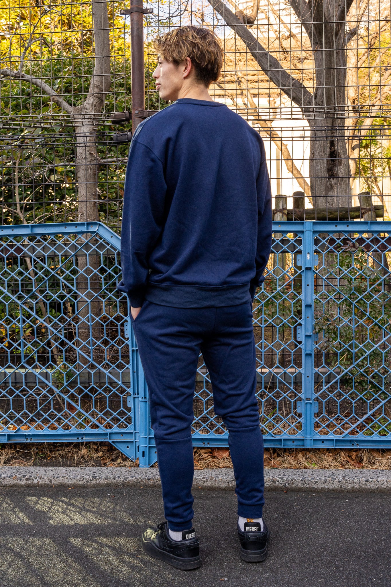 Classical Logo Sweat Shirts(Navy)