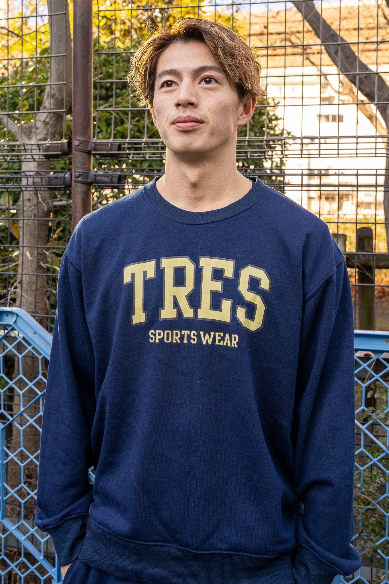 Classical Logo Sweat Shirts(Navy)