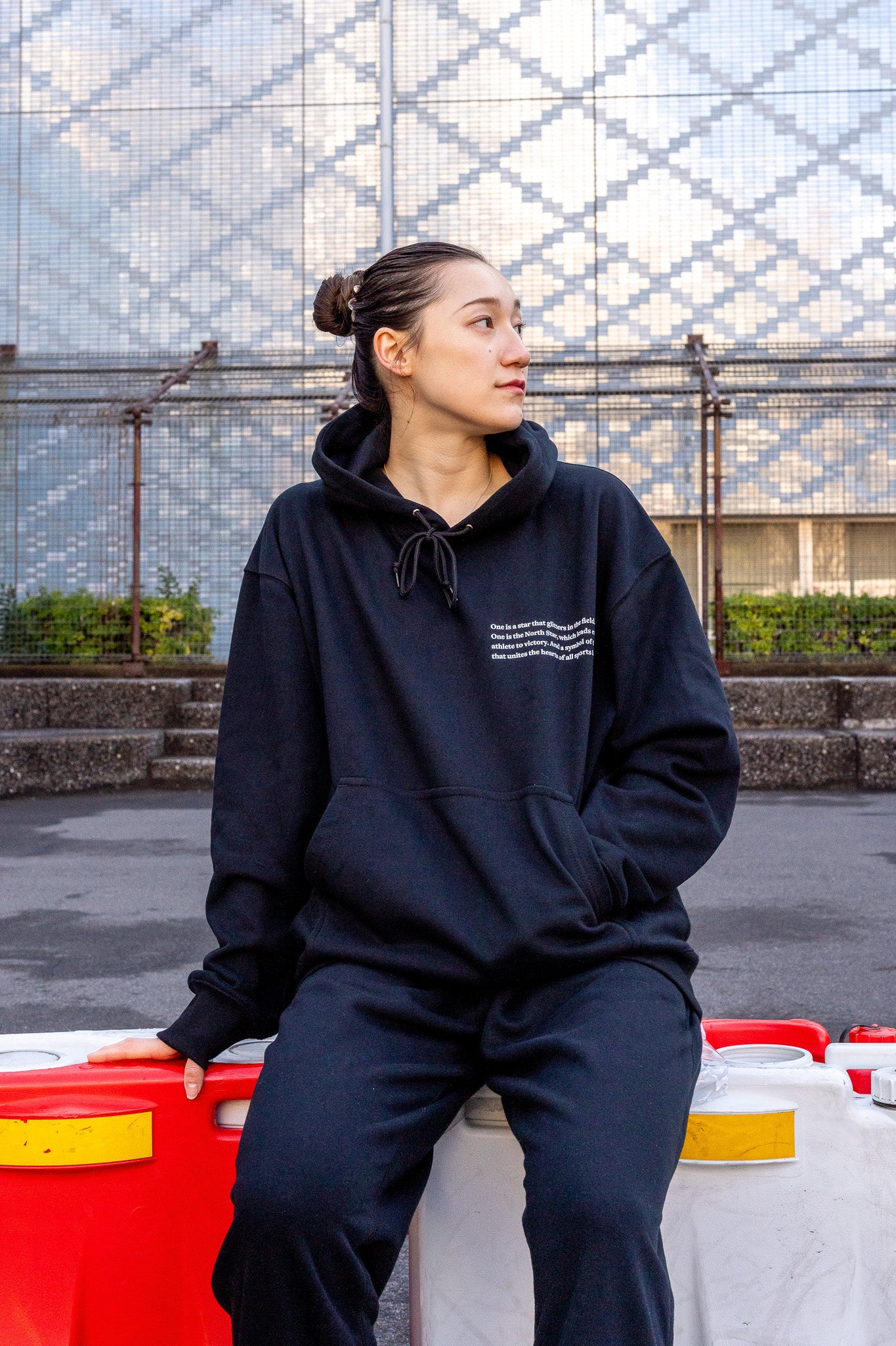 Philosophy Pill-Over Hoodie(Black)