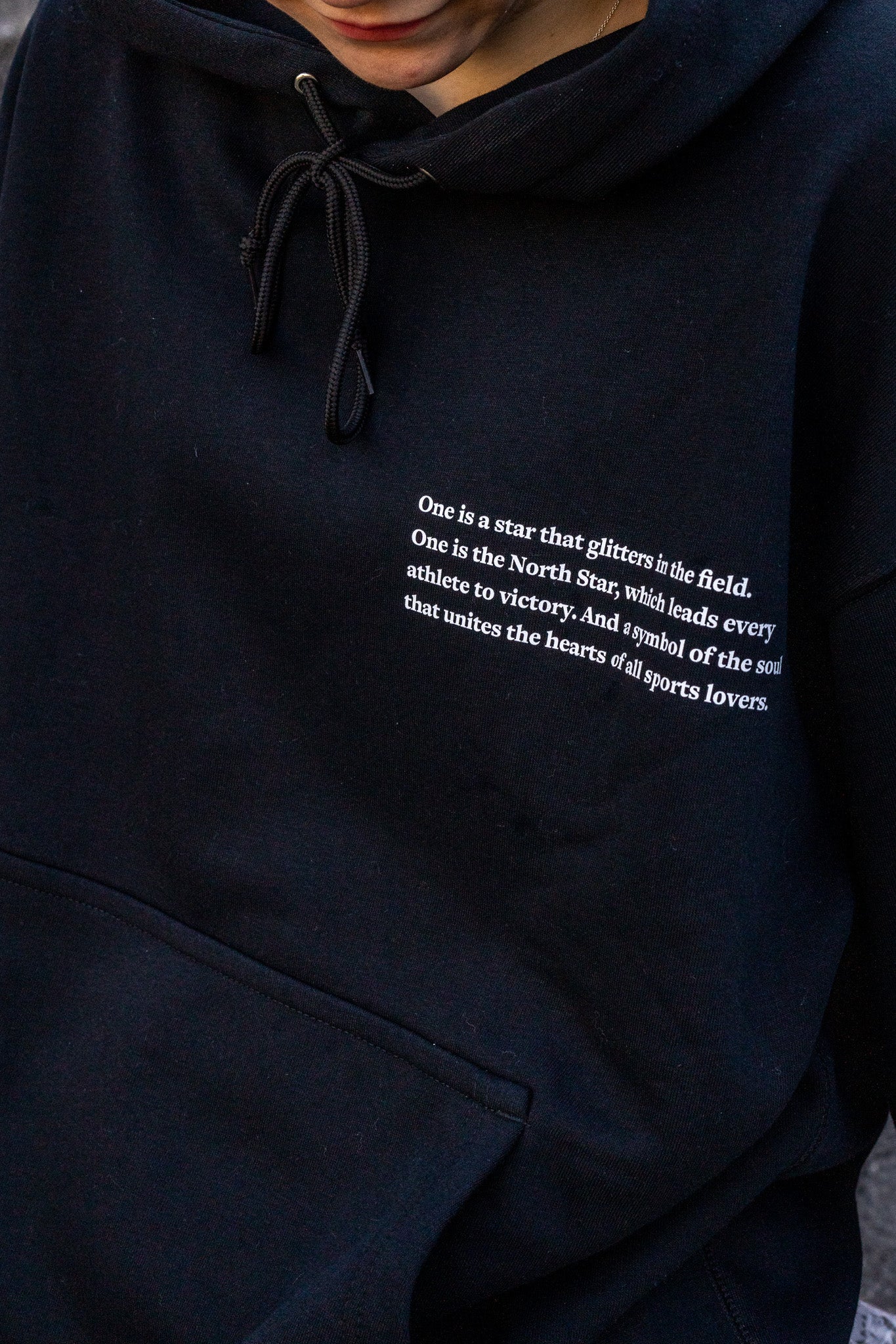 Philosophy Pill-Over Hoodie(Black)