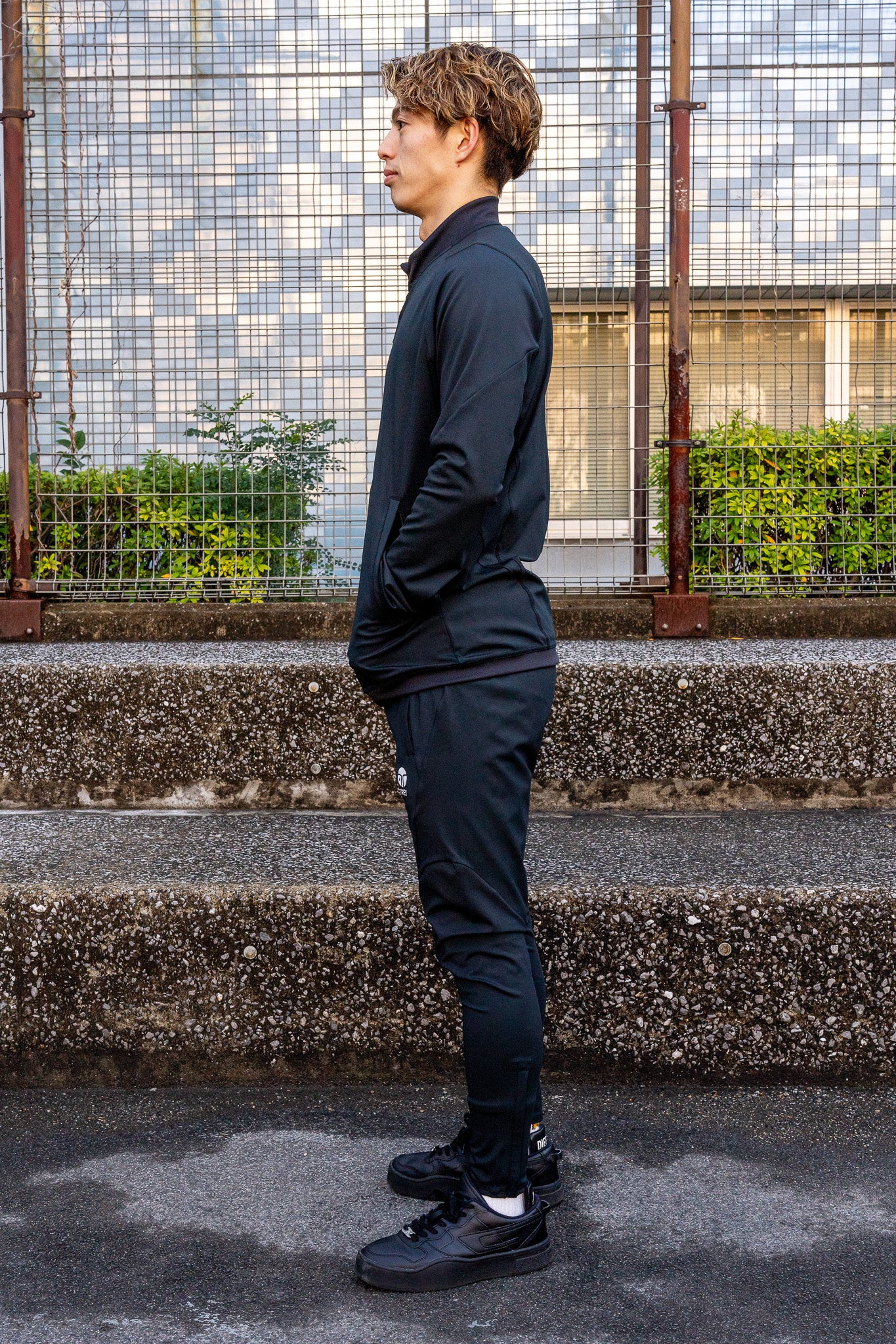 【TRES FRAGSHIP】Stretch Jersey PNTS(Black)