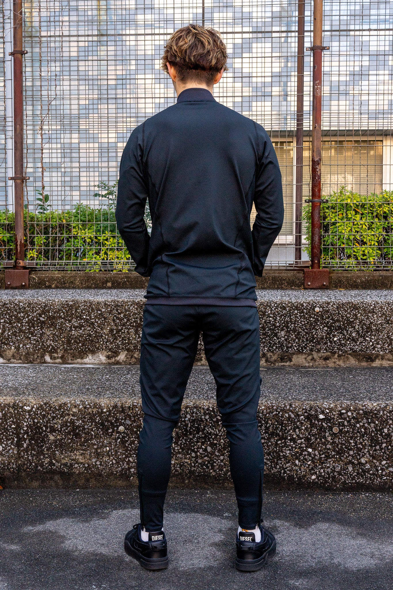 【TRES FRAGSHIP】Stretch Jersey PNTS(Black)