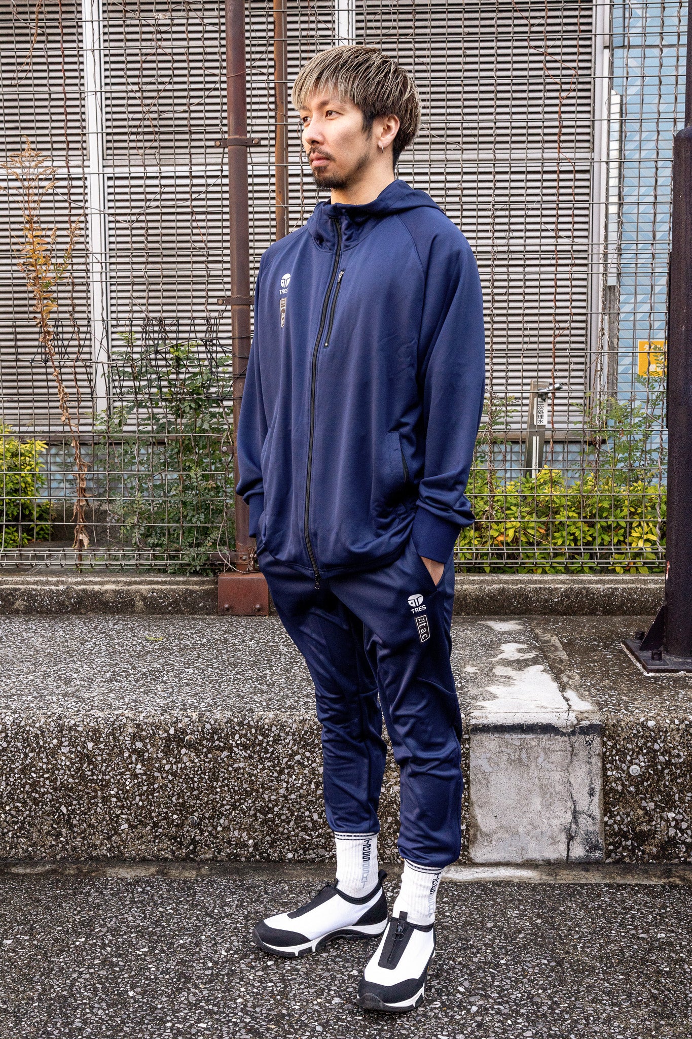 【TRES FRAGSHIP】Interlock Jersey JKT(Navy)