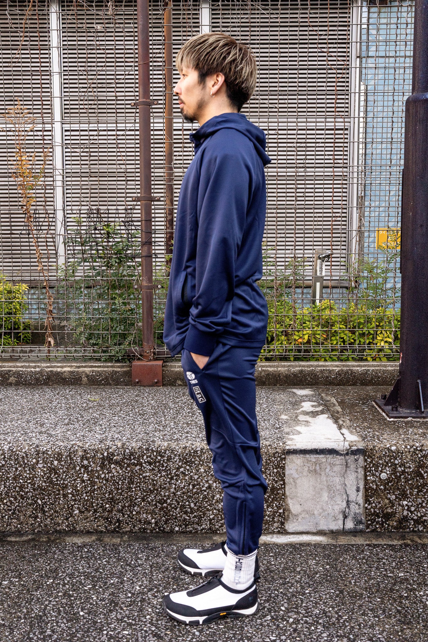 【TRES FRAGSHIP】Interlock Jersey JKT(Navy)
