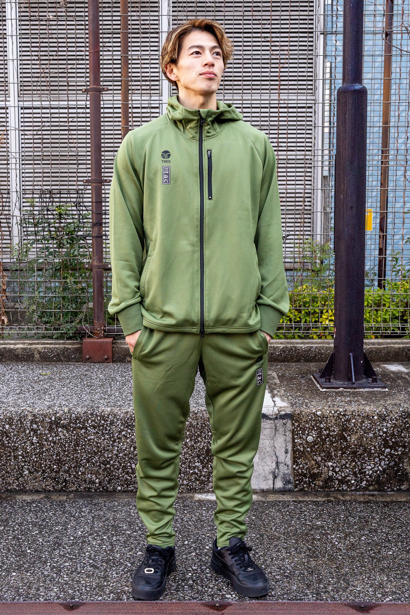 【TRES FRAGSHIP】Interlock Jersey PNTS(Khaki)