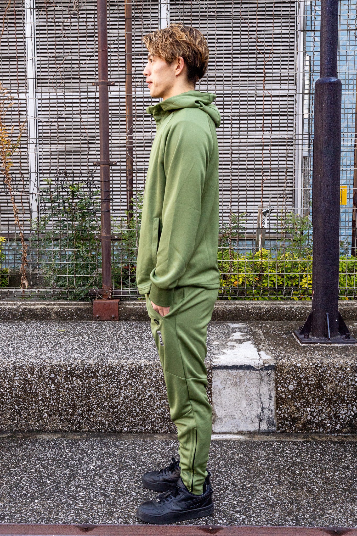 【TRES FRAGSHIP】Interlock Jersey PNTS(Khaki)