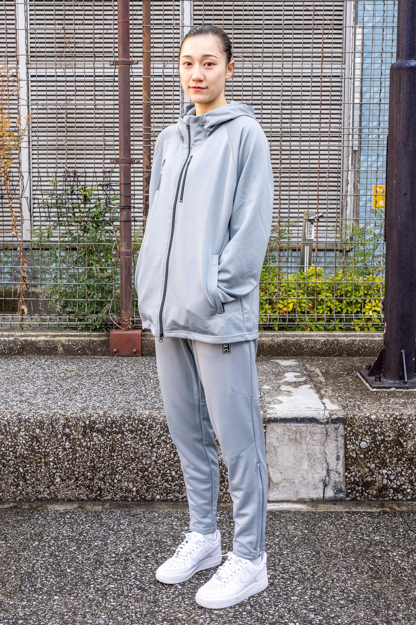 【TRES FRAGSHIP】Interlock Jersey PNTS(Smoky Gray)