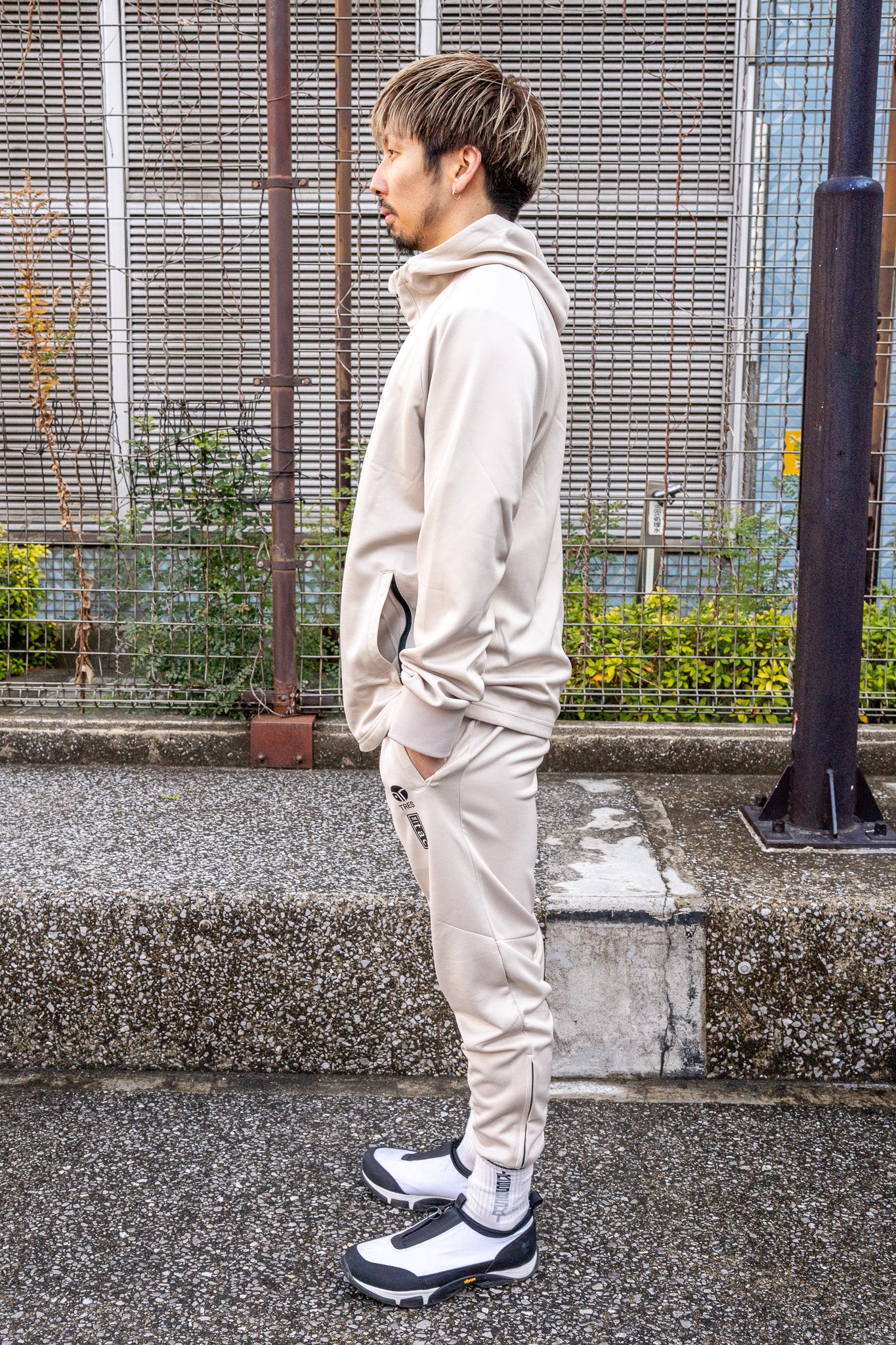 【TRES FRAGSHIP】Interlock Jersey PNTS(Sand)