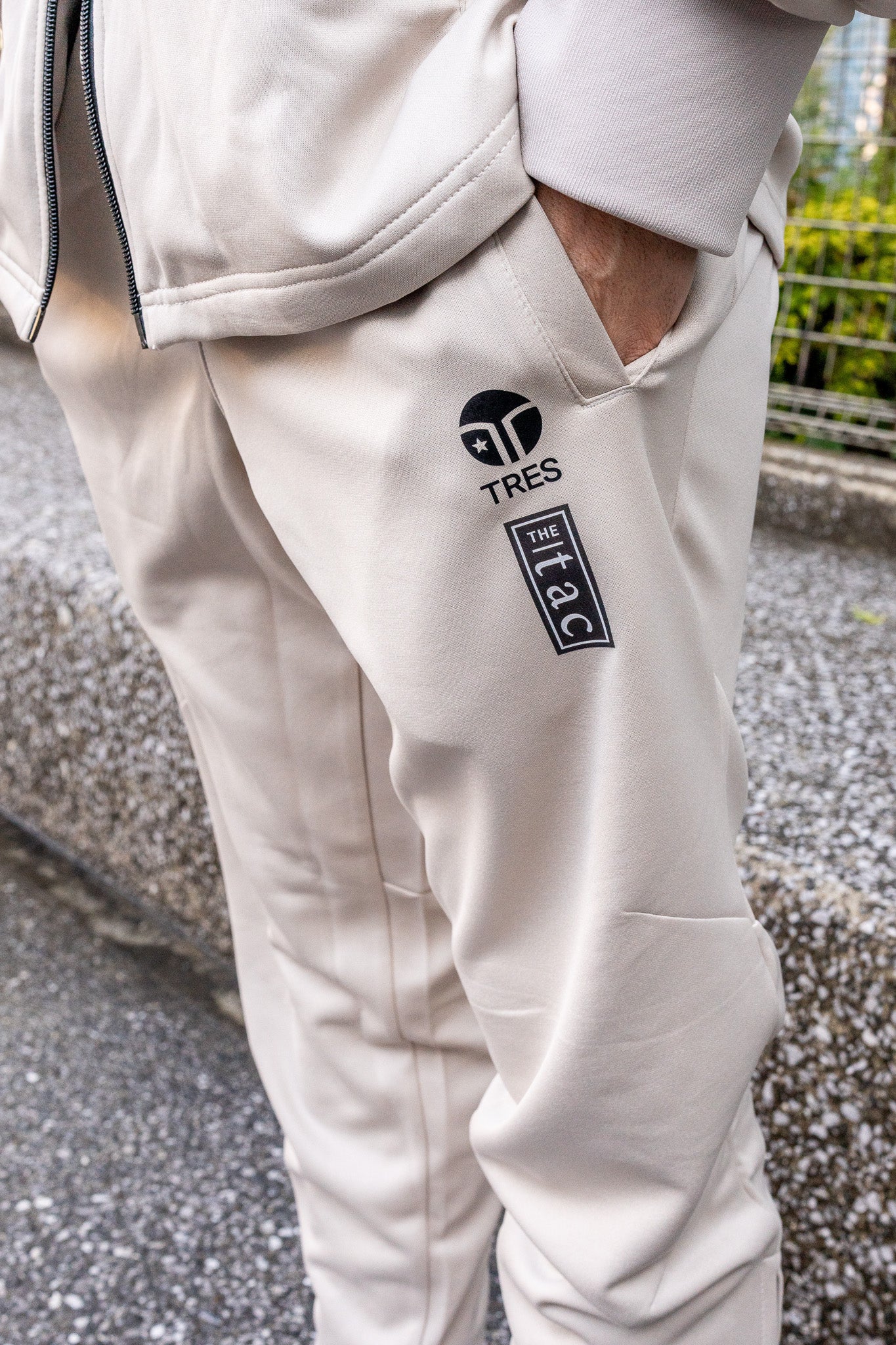 【TRES FRAGSHIP】Interlock Jersey PNTS(Sand)