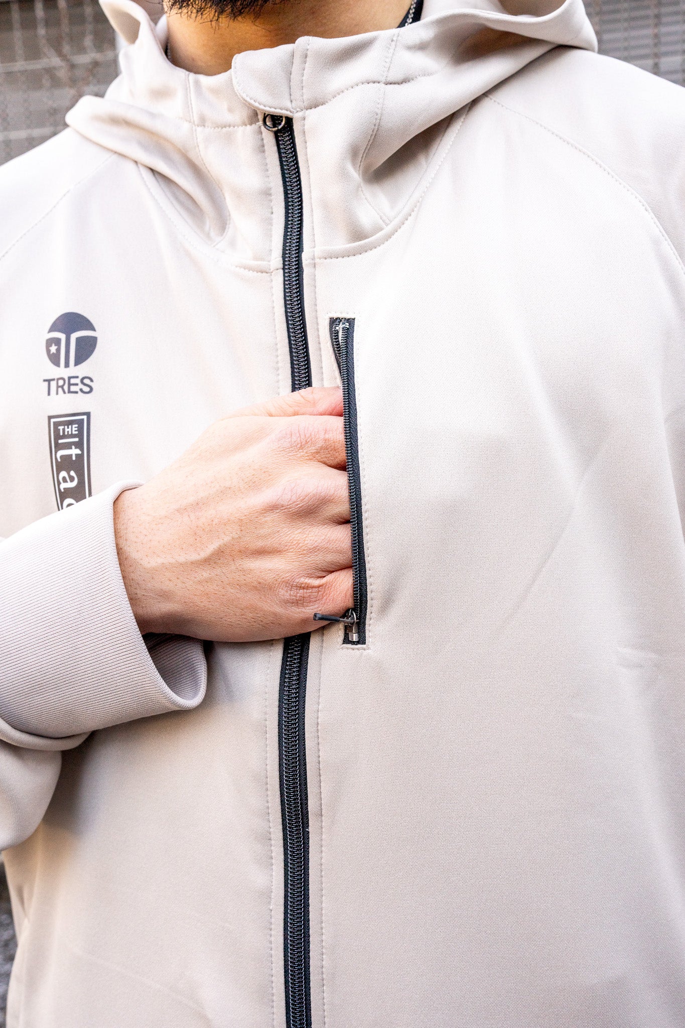 【TRES FRAGSHIP】Interlock Jersey JKT(Sand)