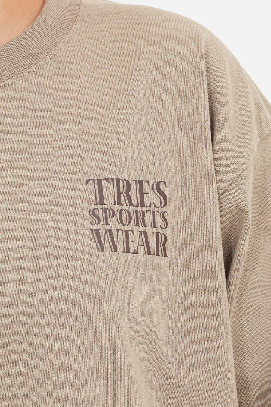 【25SS】TRES US Cotton Long T-Shirts(Brown)