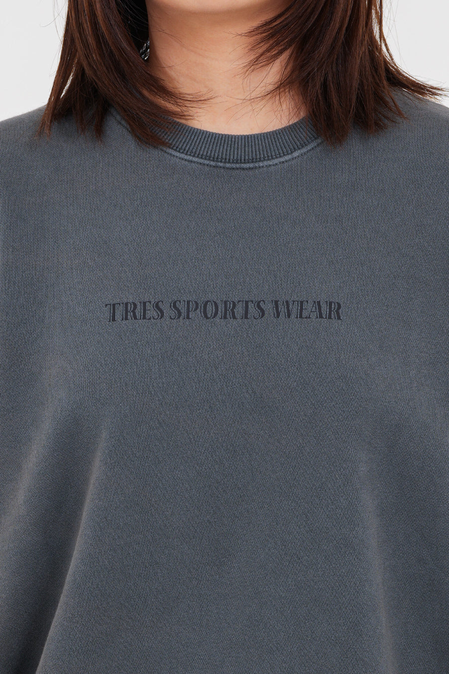 【25SS】TRES Pigment Sweat Shirts(Black)