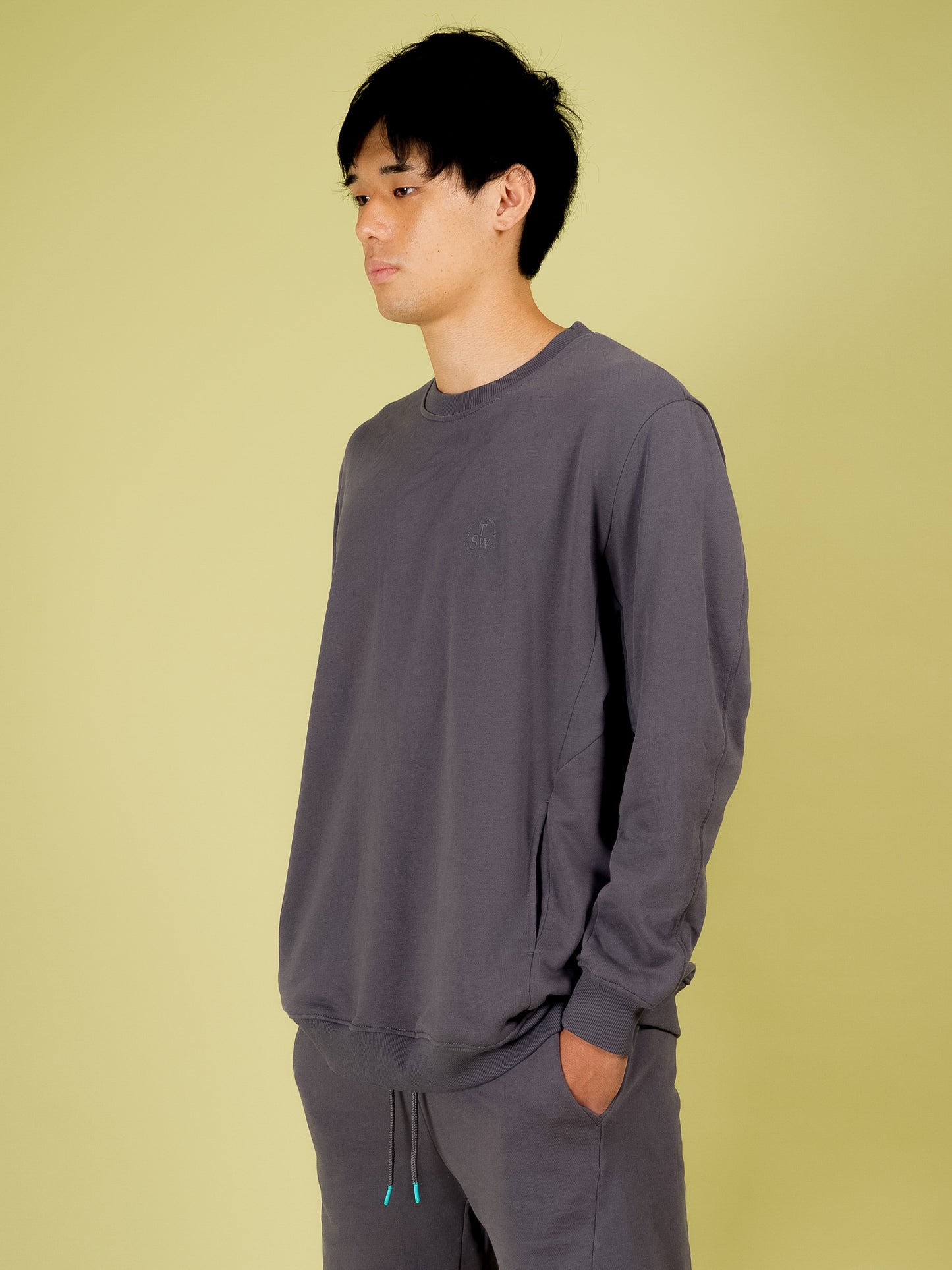 【Organic】Cotton Sweatshirt(Gray)