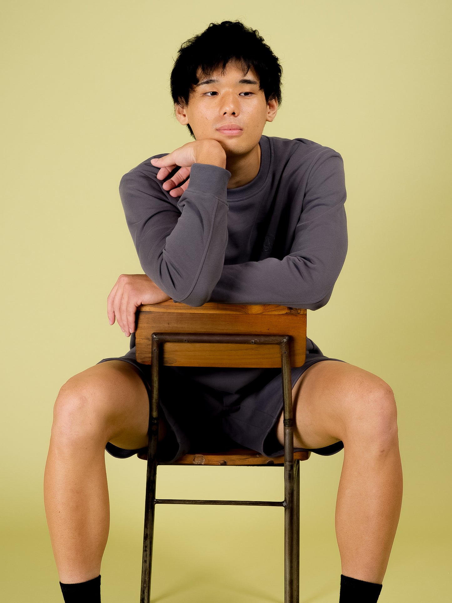 【Organic】Cotton Sweatshirt(Gray)
