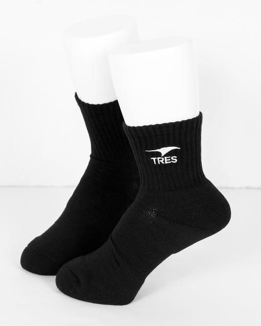 TRES Athletics Socks(Black/White)-Short