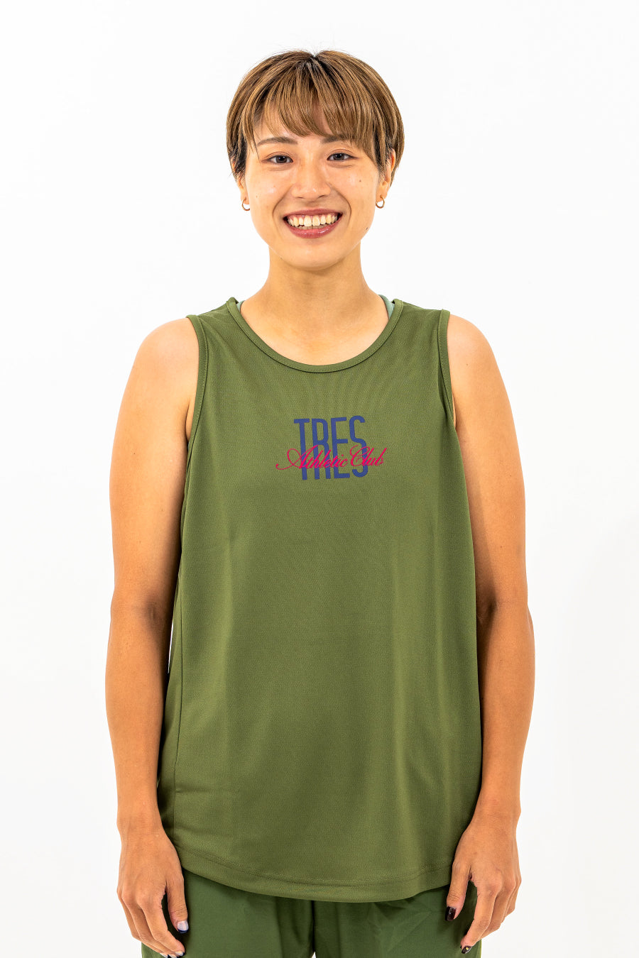 【24AW】TRES Dyeing Tank-top(Khaki)