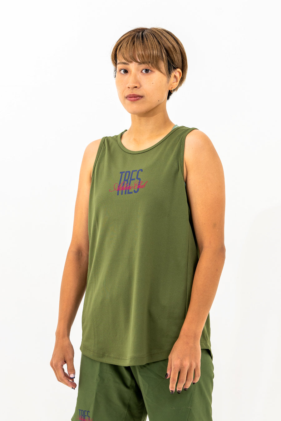 【24AW】TRES Dyeing Tank-top(Khaki)