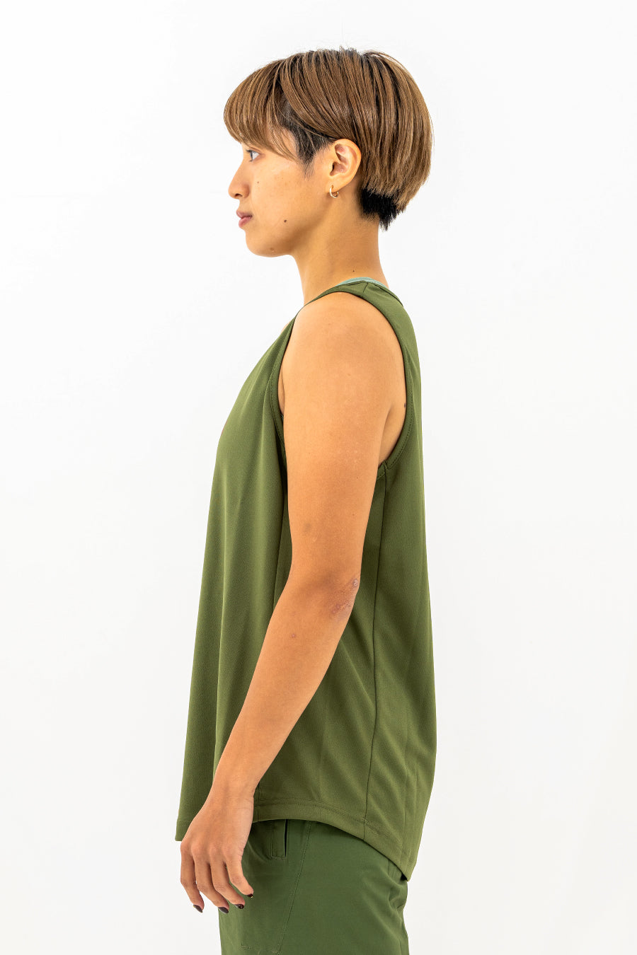 【24AW】TRES Dyeing Tank-top(Khaki)