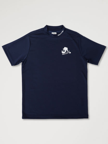 【23AW】TRES×犬顔の髭 MOCK NECK T-shirts(Navy)