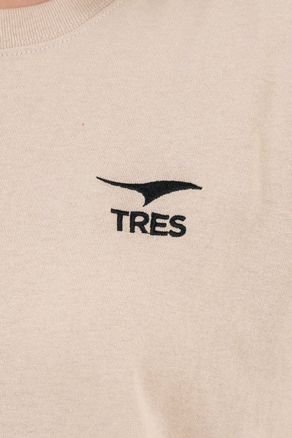 エッセンシャル エンブロ Tシャツ (サンド)