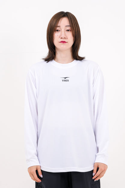 アイコン ドライ ロング Tシャツ (ホワイト)