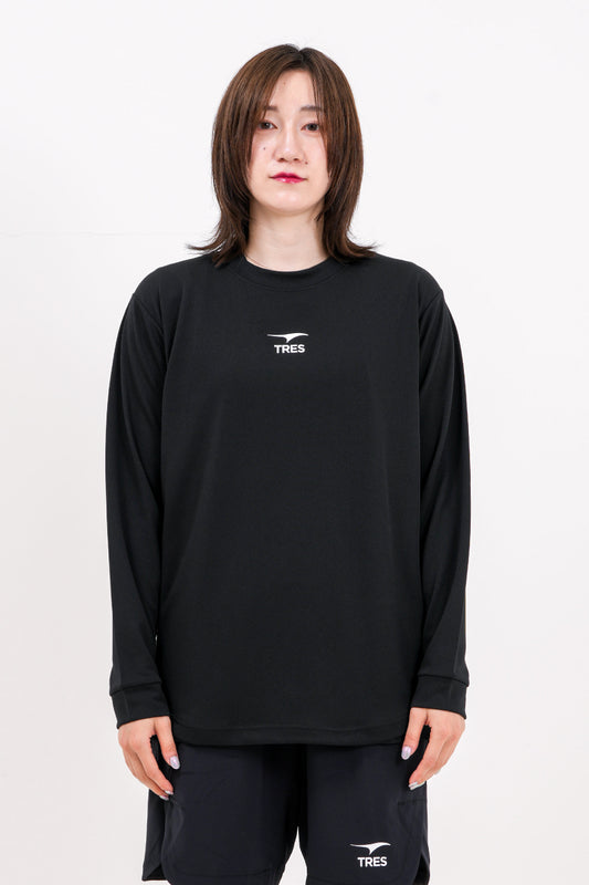 アイコン ドライ ロング Tシャツ (ブラック)