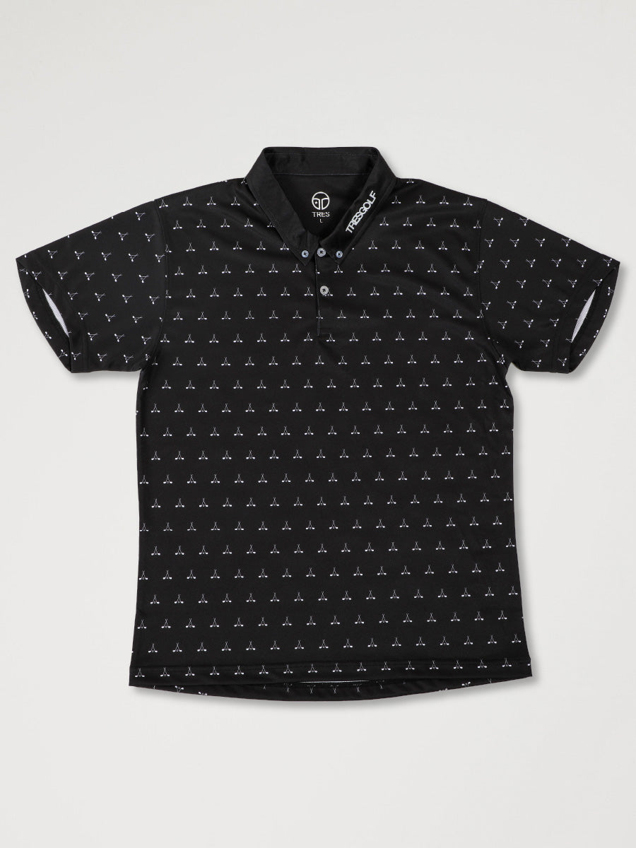 【23AW】TRES GOLF Polo-shirts(Black)