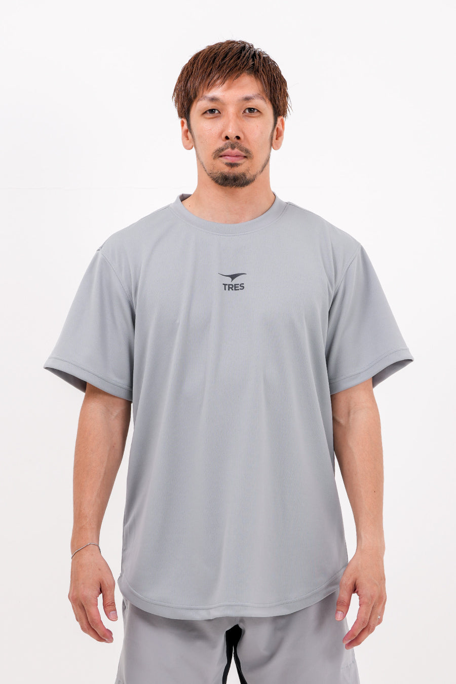 アイコン ドライ Tシャツ (グレー)