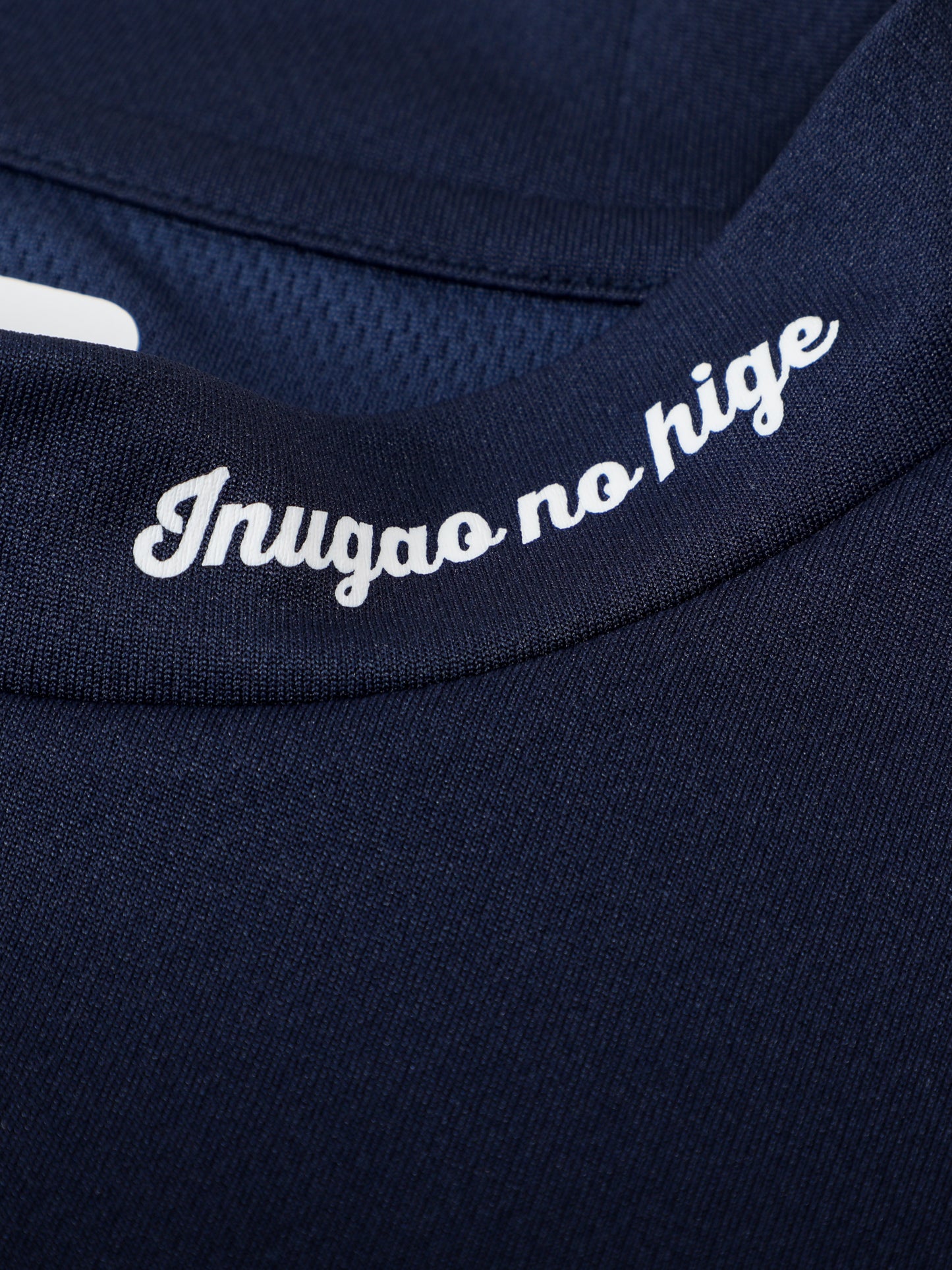 【23AW】TRES×犬顔の髭 MOCK NECK T-shirts(Navy)