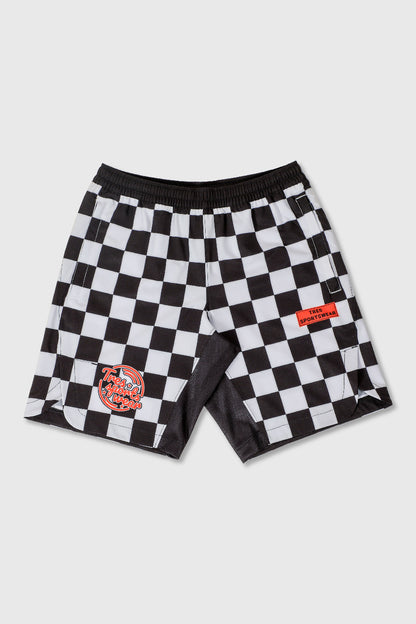 【24SS】CHECKER Woven Shorts(Black)