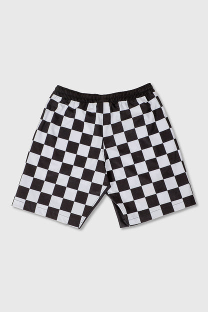 【24SS】CHECKER Woven Shorts(Black)