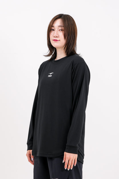アイコン ドライ ロング Tシャツ (ブラック)