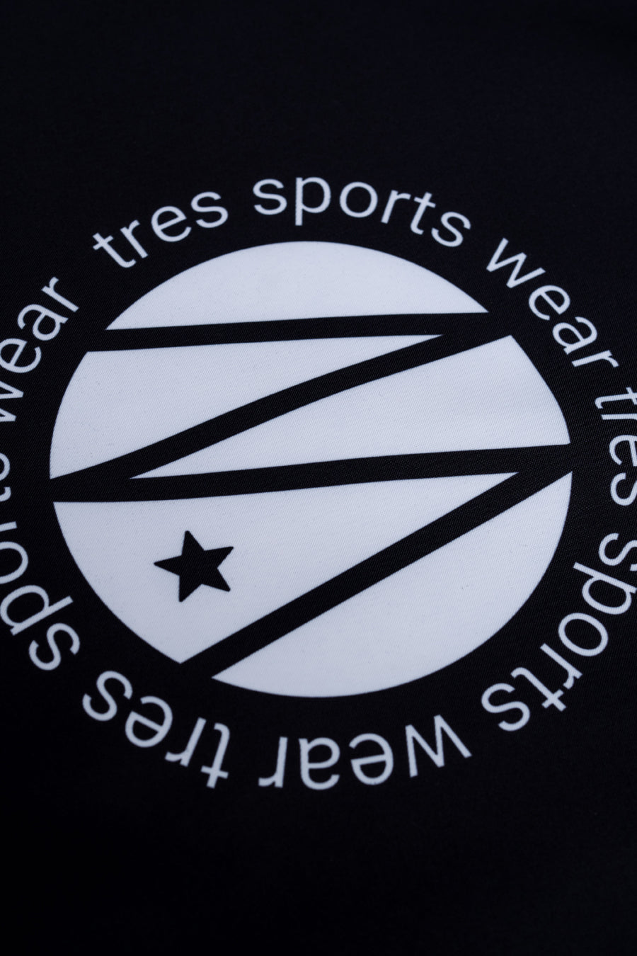 TRES Circle Logo Gymsack(Black)