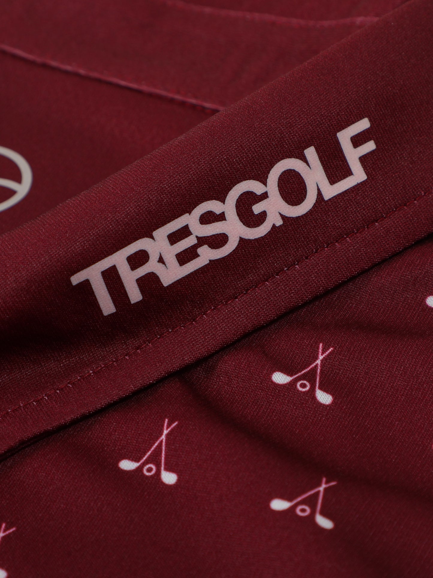 【23AW】TRES GOLF Polo-shirts(Burgundy)