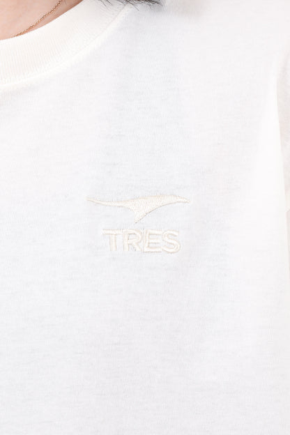 エッセンシャル エンブロ ロングTシャツ (ナチュラル)