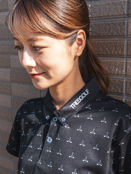 【23AW】TRES GOLF Polo-shirts(Black)