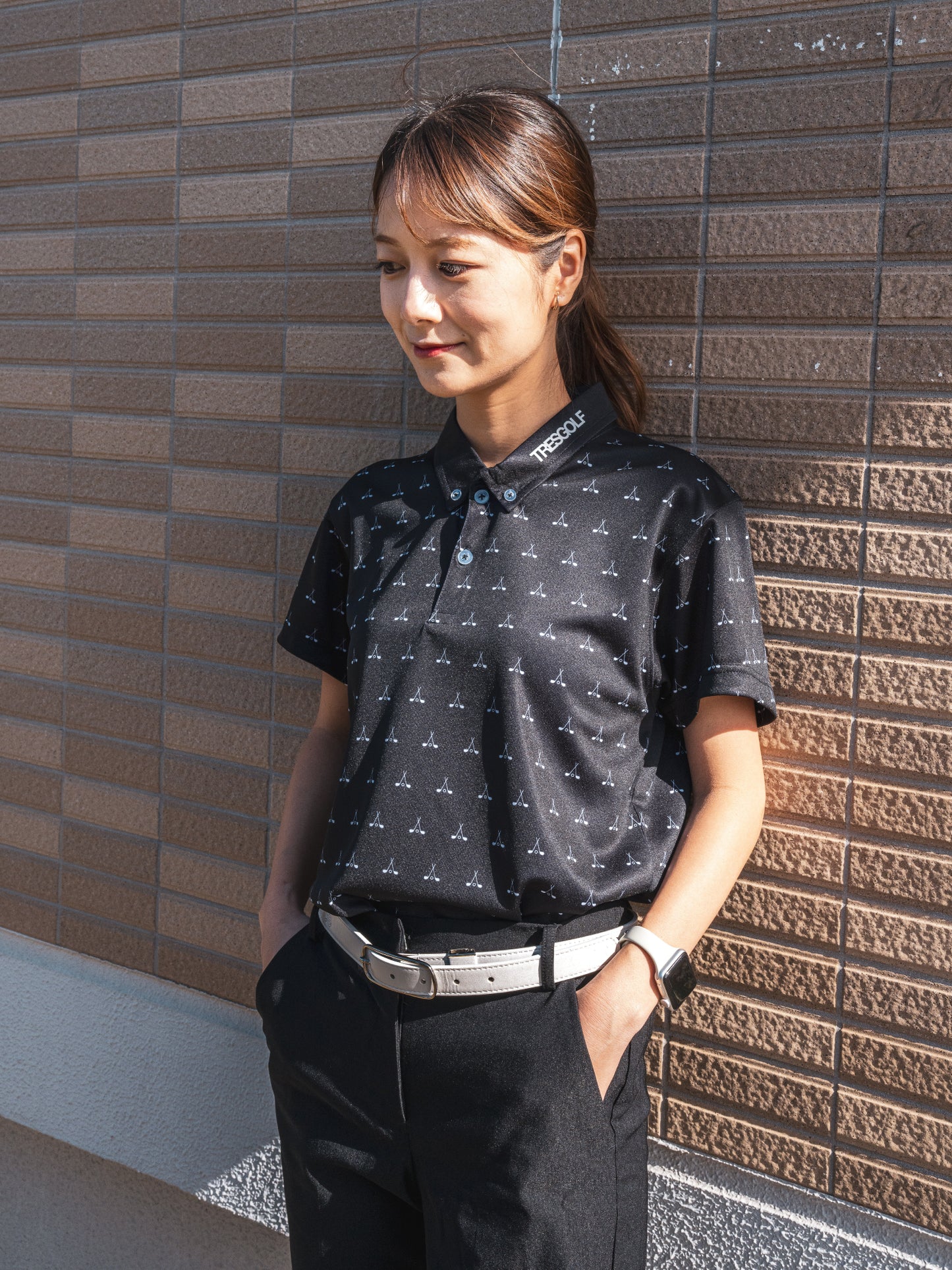 【23AW】TRES GOLF Polo-shirts(Black)