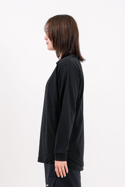 アイコン ドライ ロング Tシャツ (ブラック)