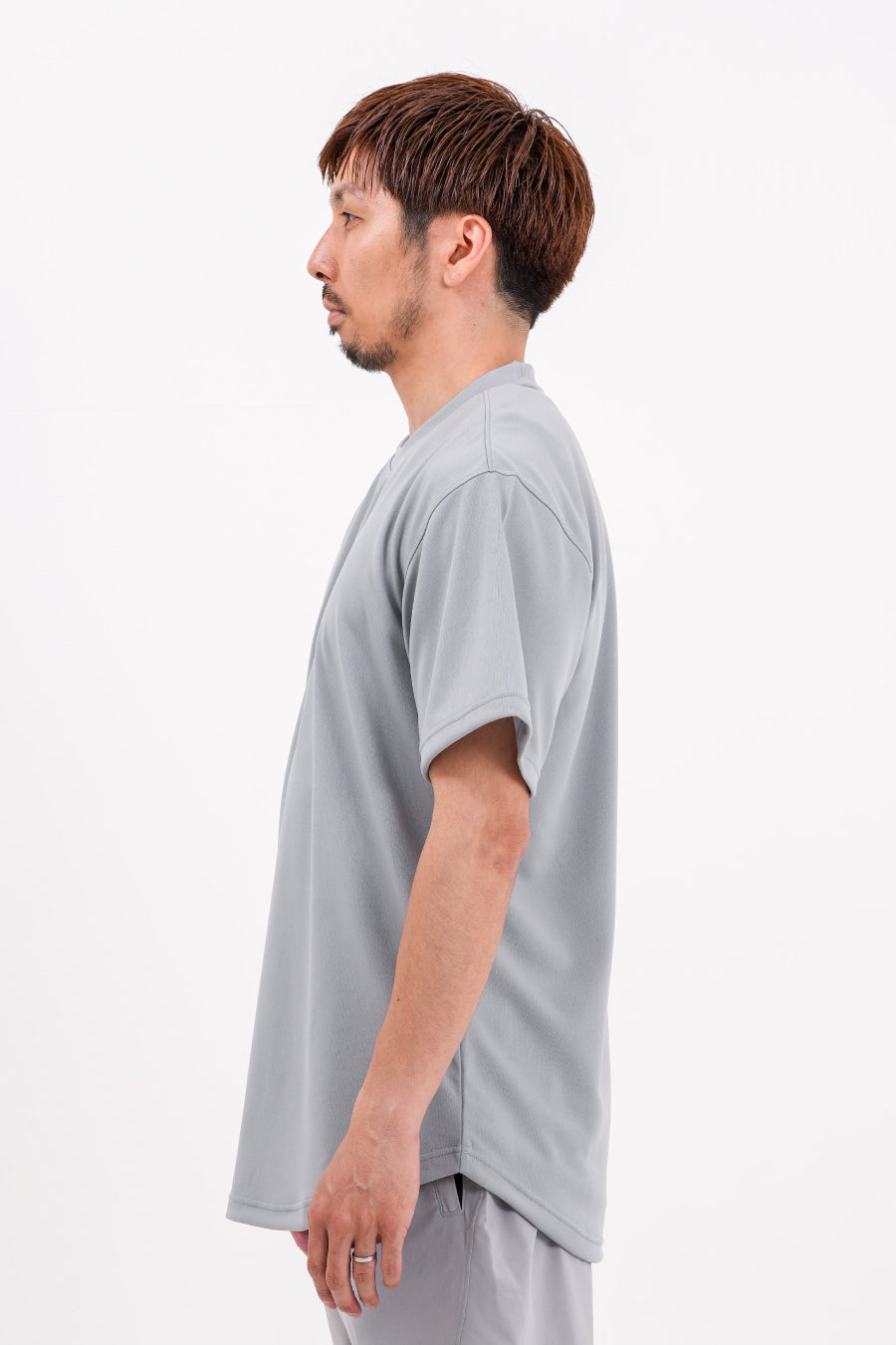 アイコン ドライ Tシャツ (グレー)